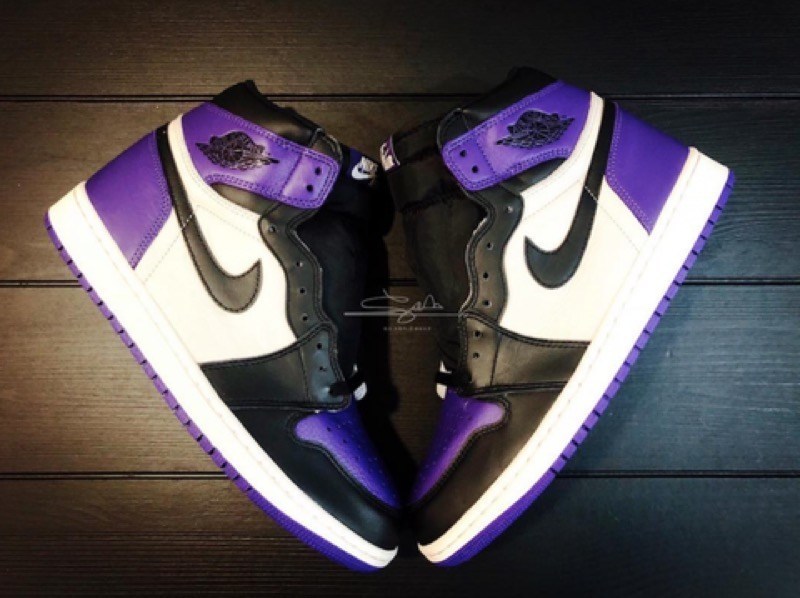 air jordan 1 retro purple black